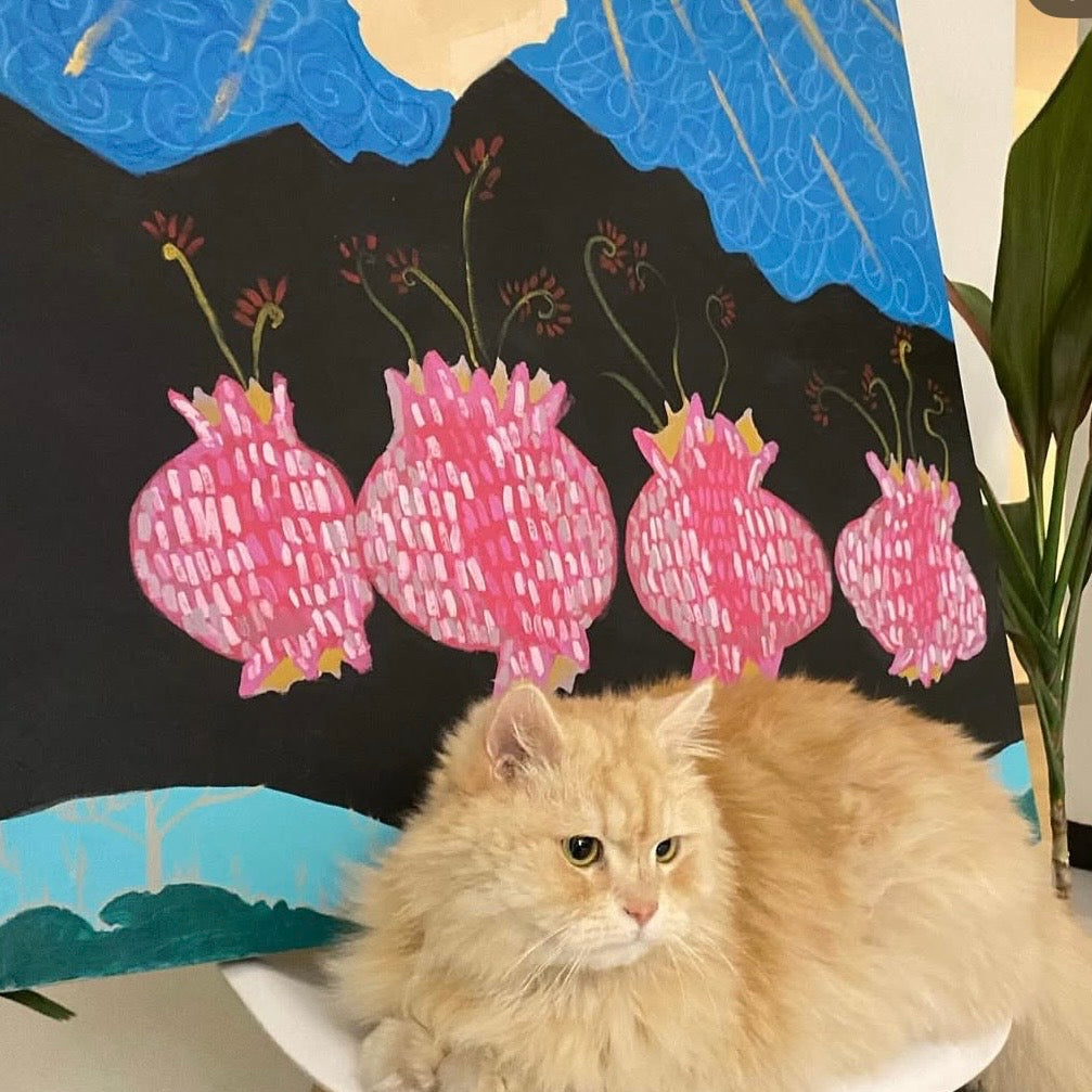 Landscape With Pomegranates